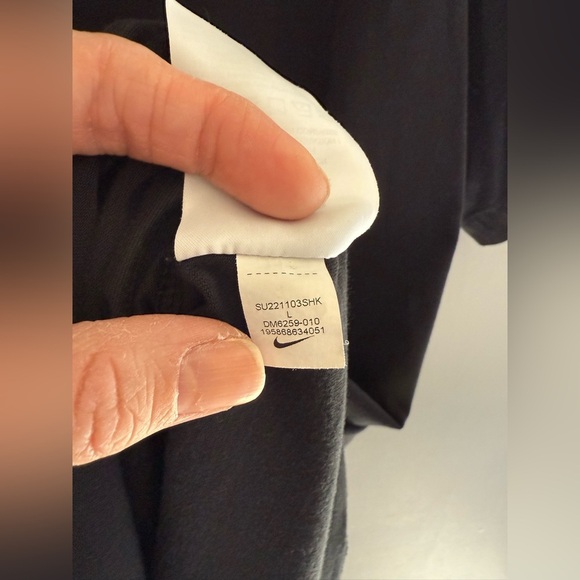 Nike Mens Athletic Dri Fit Graphic Print Double Sided T Shirt SZ LG Short Sleeve - Picture 5 of 8